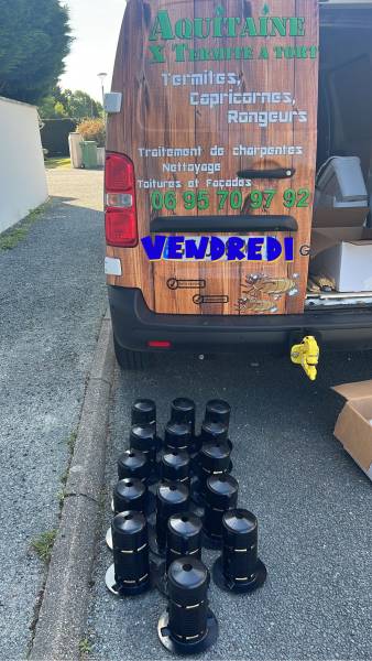 Pose de pièges appâts anti-termites rapide et pas cher vers Grayan et l'Hôpital dans le Médoc